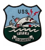 USS Piper SS-409 13 Grander Submarine Patch