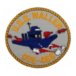 USS Waller DDE-466 Ship Patch