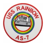 USS Rainbow AS-7 Ship Patch