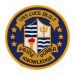 USS Luce DLG-7 (Pride Power Knowledge) Ship Patch