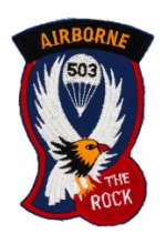 503rd Airborne Infantry Regiment Patch