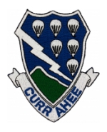 506th Airborne Infantry Regiment Patch