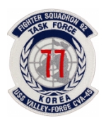 Navy Fighter Squadron 92 Task Force Korea USS Valley Forge CVA 45 Patch