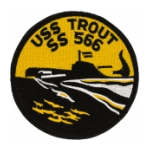 USS Trout SS-566 Patch