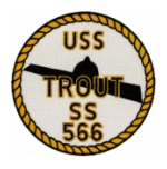 USS Trout SS-566 Patch