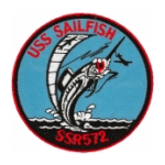 USS Sail Fish SSR-572 Patch