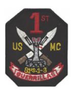 1st USMC Guerrillas Patch