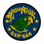 USS Hawkbill SSN-666 Patch