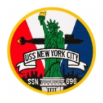 USS New York City SSN-696 Patch