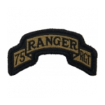 75th Ranger Regiment Headquarters Scroll  Scorpion / OCP Patch With Hook Fastener