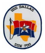 USS Dallas SSN-700 Patch