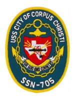 USS City of Corpus Christi SSN-705 Patch