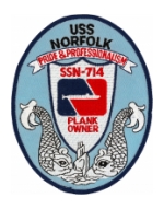 USS Norfolk SSN-714 Patch