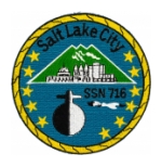 USS Salt Lake City SSN-716 Patch