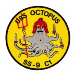 USS Octopus C-1 SS-9 Submarine Patch