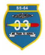 USS 03 SS-64 Submarine Patch