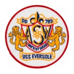 USS Eversole DD-789 Ship Patch