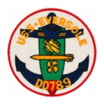 USS Eversole DD-789 Ship Patch