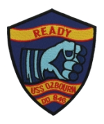 USS Ozbourn DD-846 Ship Patch