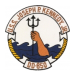 USS Kennedy DD-850 Ship Patch