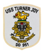 USS Turner Joy DD-951 Ship Patch