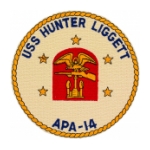 USS Hunter Liggett APA-14 Ship Patch