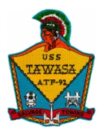 USS Tawasa ATF-92 Ship Patch