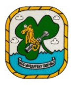 USS McCaffery DDE-860 Ship Patch