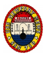 USS Newport News SSN-750 Patch