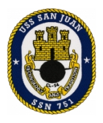 USS San Juan SSN-751 Patch