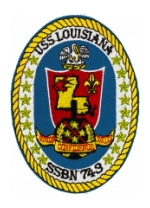 USS Louisiana SSBN-743 Patch