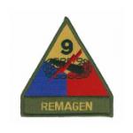 9th Armored Division Patch