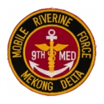 9th Medical Company Patch Mobile Riverine Patch Mekong Delta