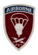 221st Airborne Medical Battalion Patch