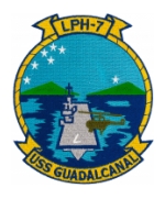 USS Guadalcanal LPH-7 Ship Patch