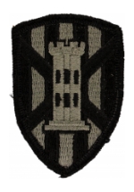 7th Engineer Brigade Patch Foliage Green (Velcro Backed)