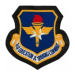 Air Education & Training Command Patch With Hook Fastener