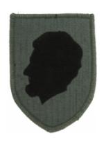 Illinois National Guard Headquarters Patch Foliage Green (Velcro Backed)
