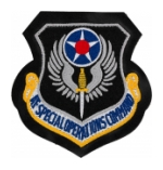AF Special Operations Command Patch With Hook Fastener