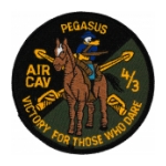 Pegasus 4/3 Air Cavalry Regiment Victory For Those Who Dare Patch (OD)