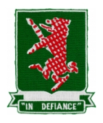 44th Airborne Tank Battalion Patch (In Defiance)