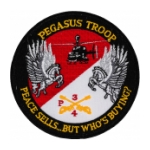 Pegasus 3/4 Air Cavalry Regiment (Peace Sells) Patch