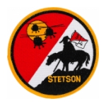 Stetson 4/3 Air Cavalry Regiment Patch (3 Helicopters / Horseman with Flag)