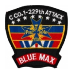 Army 1st Battalion 229th Aviation Regiment  C Company (Blue Max) (Dress) Patch
