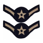 Air Force Airman Old Style with Star (Silver On Dark Blue)