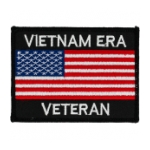 Vietnam Era Veteran Patch with American Flag