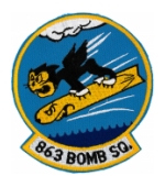 Air Force 863rd Bomb Squadron Patch