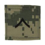 Army Private with Velcro Backing (Digital All Terrain)