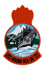 USS Mauna Kea AE - 22 Ship Patch