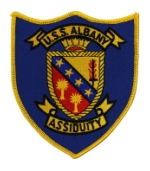 USS Albany CG-10 Ship Patch